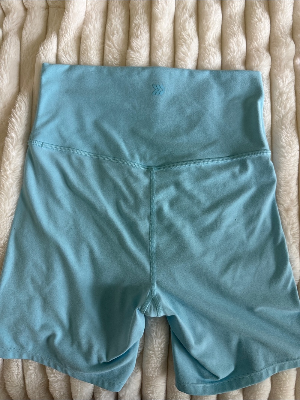 all in motion Light Blue High-Waist Athletic Bike Shorts